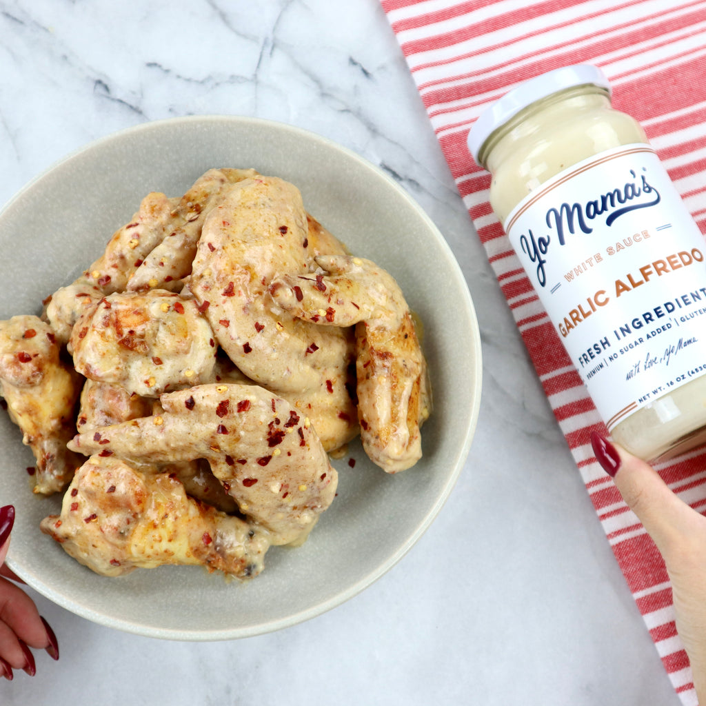 Garlic Alfredo Wings