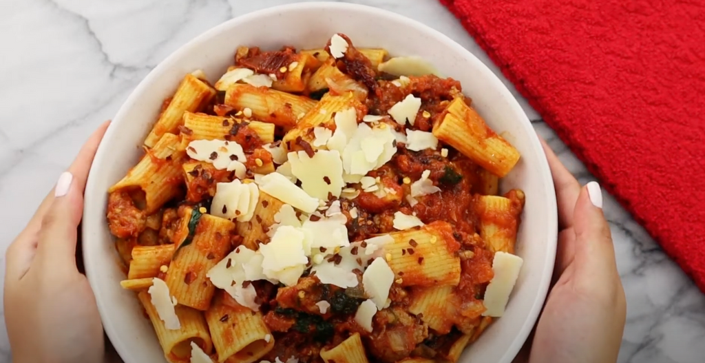 Spicy Sausage Rigatoni